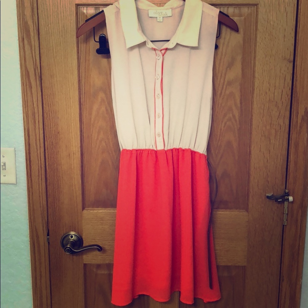 Olive & Oak sleeveless dress, Sz M